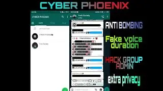 CYBER PHOENIX  | phoenix whatsapp | Anti bombing whatsapp.