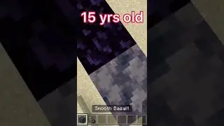 Nether Portals at different ages (worlds smallest violin)