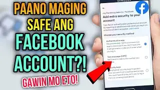 PAANO MAGING SAFE ANG FACEBOOK ACCOUNT GAWIN MO ETO  | FACEBOOK SECURITY | FACEBOOK