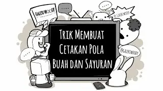 Trik Membuat Cetakan Pola Buah dan Sayuran