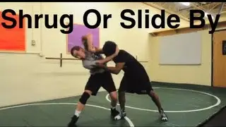 Slide By Or Shrug Takedown From Collar Tie: Basic Wrestling Moves and Technique For Beginners