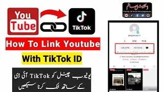 How To Link Youtube channel with TikTok || how to add youtube a link to tiktok bio