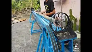 mesin pemecah bambu #shorts
