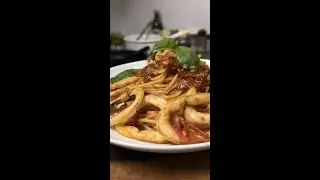 Make pasta with leftover squid ink 