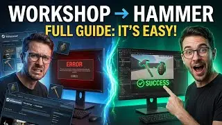 How to import Steam Workshop Addons into Hammer exe