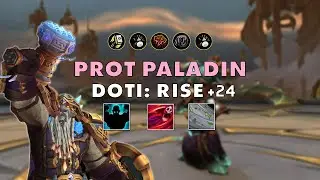 Dawn of The Infinites: Rise +24 ⚔️ Prot Paladin 🔥 #dragonflight 10.2 S3 M+