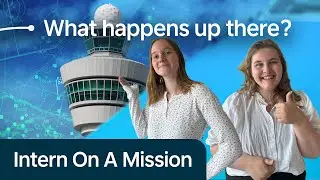 Testing our multitasking skills at Air Traffic Control 🎙🛫 | Intern On A Mission | KLM