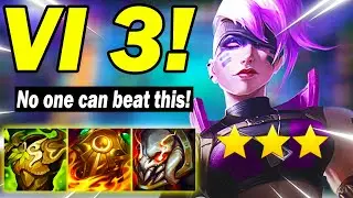 Stomping Ranked with an Unbeatable Team - VI 3-Star TFT Build Guide!