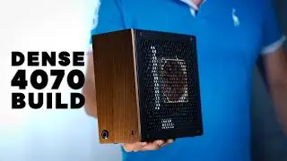 The Smallest Densest Gaming Build  Featuring 4070 & 7800x3d - Only 5.49L