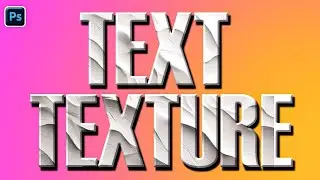 How to Transform Text with Texture in Photoshop | Photoshop tutorial