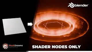 Blender 3D - Glowing Magic Ring (Procedural Shader Nodes Material)