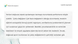 Lojistik regresyon | Makine Dili Akademi