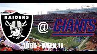1995 - WK 11 - OAK @ NYG [FULL GAME]