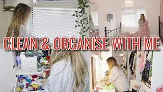 CLEAN, DECLUTTER & ORGANISE WITH ME // EXTREME CLEANING AND ORGANISING MOTIVATION