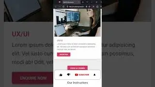 Responsive Website with Bootstrap 5 and Material Design 