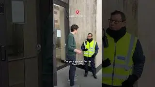 Delivering a gift to Shell’s offices…