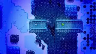 Stardew Valley:  How to fix the broken bridge east of mines