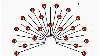 Python Turtle Code: Peacock Tail