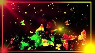 Neon Light Border | snow overlay | background video effects hd black screen | Background Loop