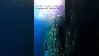 FREEDIVING in the most clearest lake in the world! 🤩 #shorts #freediving #philippines