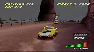 (PSX) - USA Racer - Como Cruis'n USA pero en PS1