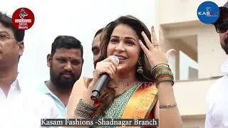 Lavanya Tripati @Kasam Shop opening , Shadnagar , Hyderabad || Full Episode