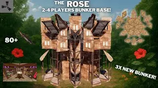 THE ROSE•CIRCLE BUNKER BASE•DUO/TRIO/QUAD•OPENCORE•ONLINE & OFFLINE PROTECTION•CHEAP•RUSTBASE 2025