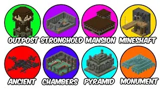 Every Structure In Minecraft Explained in 16 Minutes