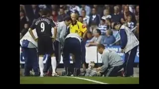 Травма Петра Чеха, после которой он носит шлем / Injury Petr Cech, after which he wears a helmet