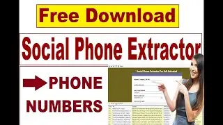 Best Social Media Numbers Scraper Tool | Extract Phone Numbers From Social Media | Hameed it