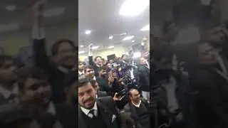 President LHCBA Asad Manzoor Butt addressed to Lawyers of LBA in Awan-e-Adal Lahore