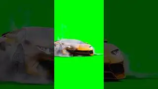 Super cool sports car drifting green screen material #greenscreen  #supercar#greenscreen #shorts