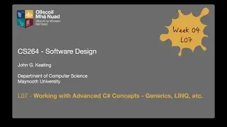 CS264 Software Design Lecture L07 (2021-2)