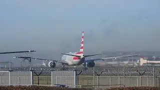 BOEING 777 223ER Taking Off From Heathrow