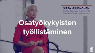 Osatyökykyisten työllistäminen