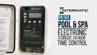 Intermatic PE153 Series Pool & Spa 3 Circuit Electronic Timer