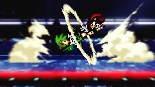 Shadow Vs Scourge (sprite animation) - drawing cartoons 2 | 700 subs special