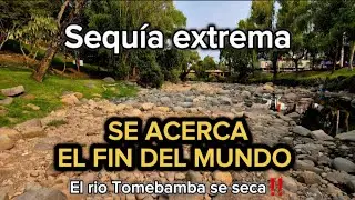La sequía del Río Tomebamba en Cuenca Ecuador