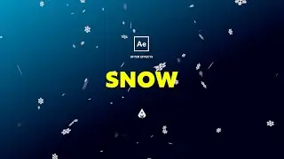 How to Create Snow Effect in After Effects - Beginner's Tutorial