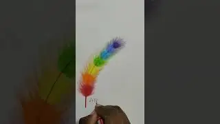 Jay shree Radhe... #radheradhe #radhe #radhekrishna #krishna #feather #rainbow #viral #shorts