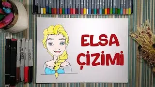 Elsa Çizimi | Çizme ve Boyama | Çocuklar İçin Resim Çizme