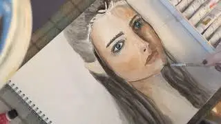 WATERCOLOUR PAINTING PROCESS | arwen (lord of the rings)