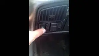 открытие замка багажника с кнопки. Пассат б3.