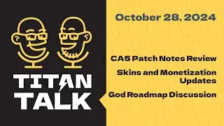 Titan Talk! Hosted by Isiah and Killgoon // October 28th