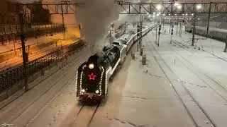Father Frost train, 2022, 4K 60