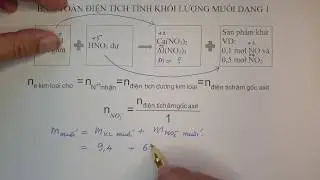Bảo toàn electron tính khối lượng muối siêu nhanh, siêu dễ hiểu.