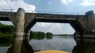Путешествие на САПборде по Москве-реке в окрестностях села Петрово-Дальнее.