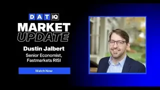 DAT iQ Live: DAT's Data Analytics team examines current freight market conditions: Ep. 298