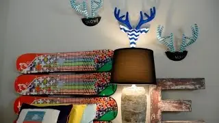 DIY: How to Build a Birch Bark Table Lamp for under $40