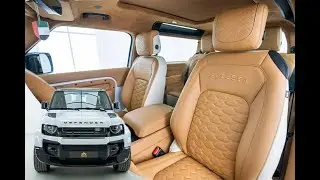 Land Rover Defender Customize interior Saffron Leather